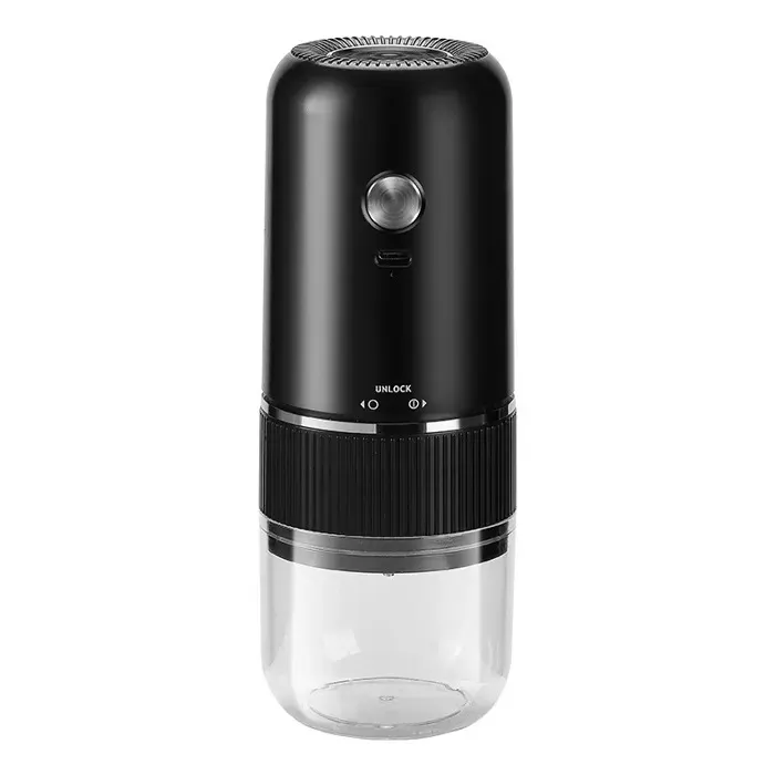 Moulin à café électrique portable - ULISEM - Sans fil - Mouture uniforme - Facile à démonter - Nettoyage facile