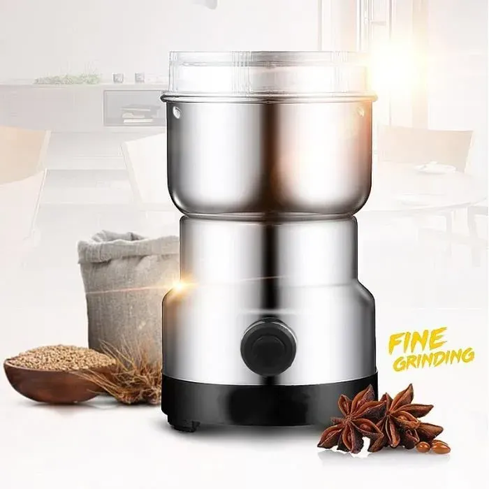 Moulin à café en grains - Lames en acier inoxydable facile à utiliser conception sûre