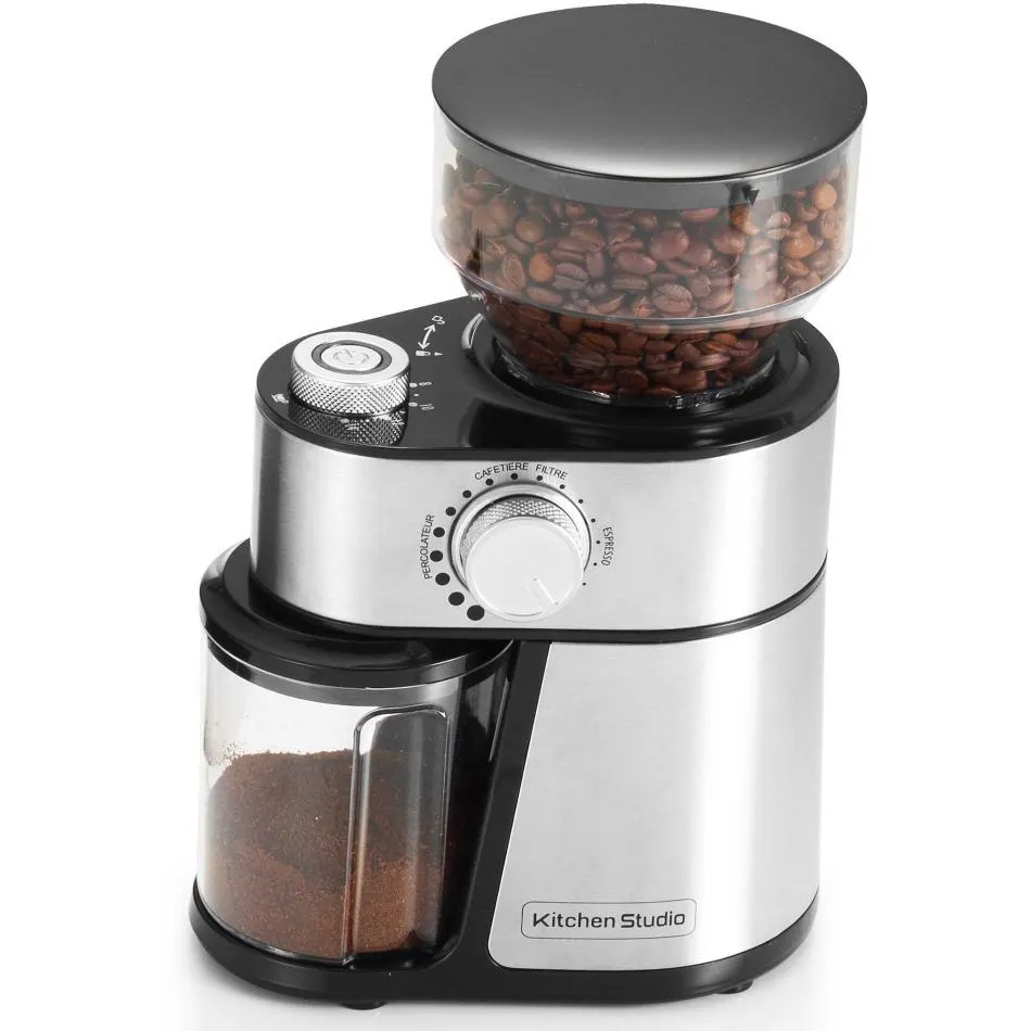 Moulin à café KITCHEN CHEF KSMC265230B — coloris Grise