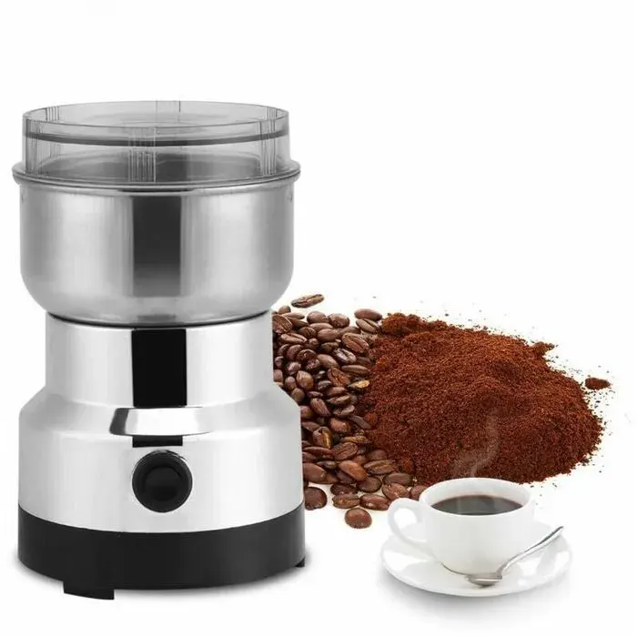 Moulin à café - LARGEIGHT - Électrique 220V - Acier inoxydable - Broyeur à graines - Couleurs multiples