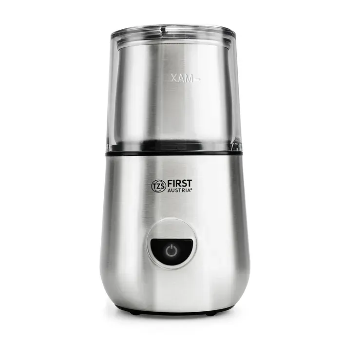 Moulin à café & Mousseur à lait 2en1 électrique pour grains de café mousseur à lait mousse de lait dense 2 lames 200 W