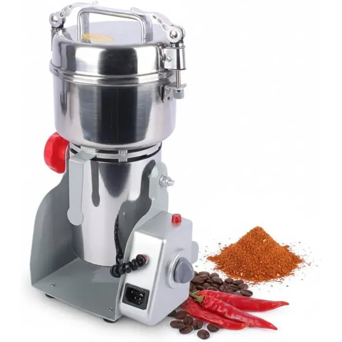 Moulin à épices - Grande Capacité - 800g - 3000W - Herbes et café