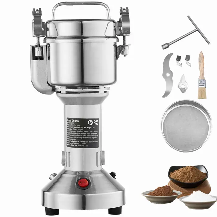 Moulin à Grains - DUOKU - HC-750 - 2000 W - Acier Inoxydable - 750 g
