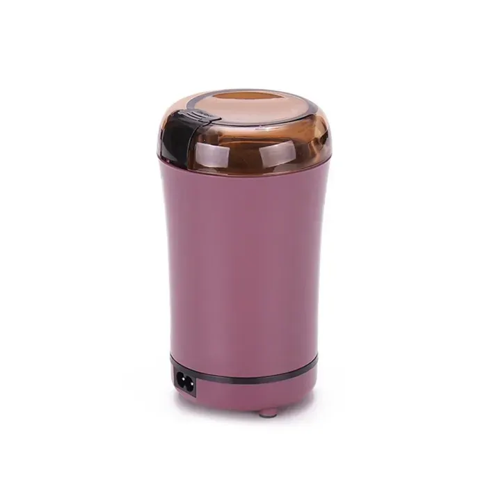 Moulin électrique 150 W capacité de 50 g adapté aux céréales grains de café épices et plantes médicinales portable violet