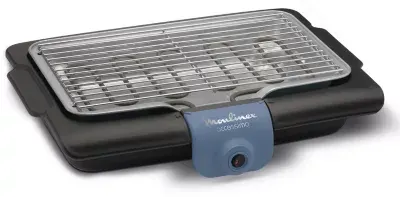 Moulinex - Barbecue Électrique Accessimo Blue Salt Table Bg134812 — coloris Noir