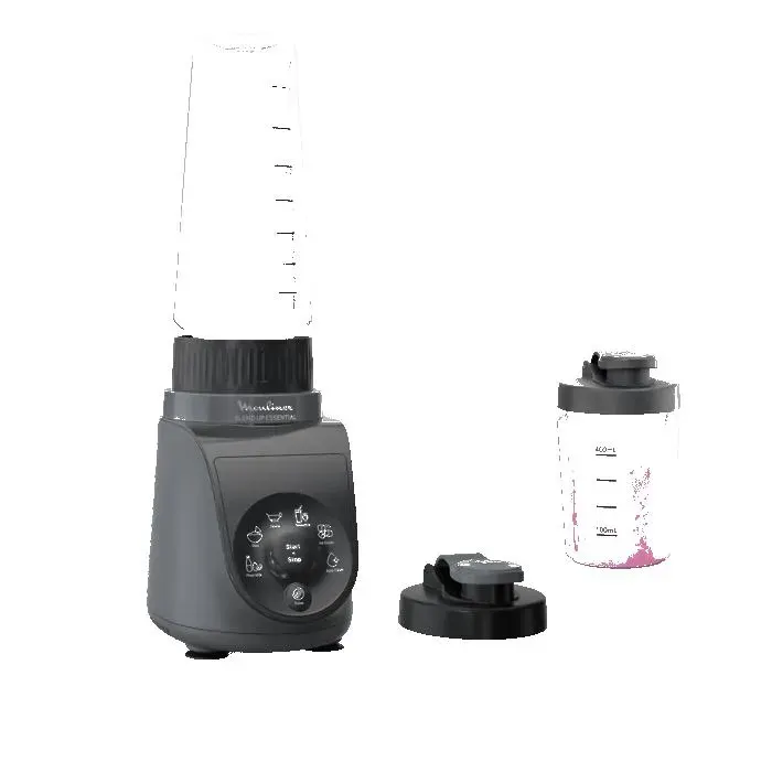 Moulinex Blend Up Essential Mini blender 800 W 6 programmes automatiques Gris foncé LM1EHBF0