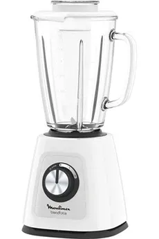 Moulinex - Blender Blendforce Lm436110 Spécial Glace Pilée - Bol Verre 1.75l Blanc — vue 2
