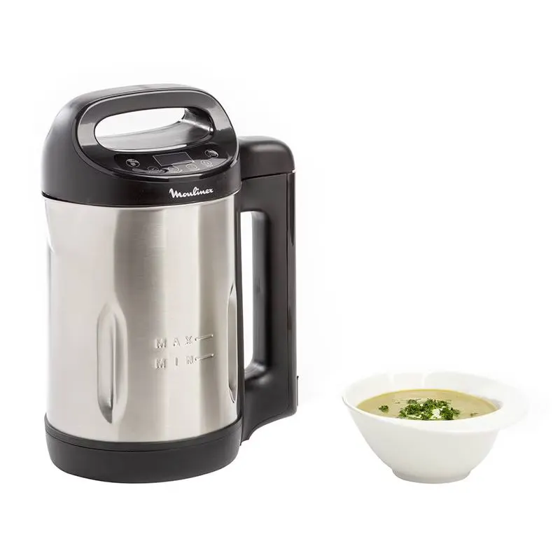 Moulinex - Blender Chauffant My Daily Soup Lm542810 - 3 Programmes Auto - Bol Inox 1.2l — vue 2