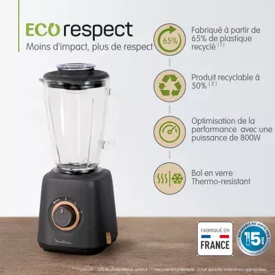 Moulinex - Blender Lm46en10 Eco Respect — vue 4