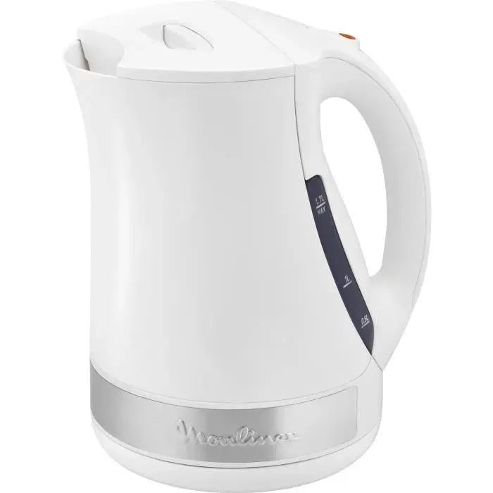MOULINEX BY108110 Principio Plus Bouilloire 17 L Bouilloire électrique sans fil Base 360° Résistance cachée Arrêt auto Blanc