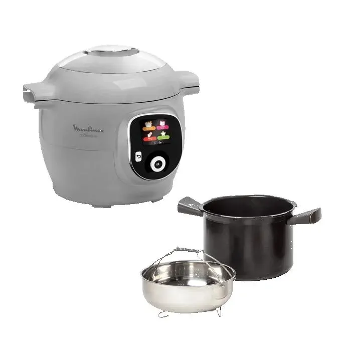 Moulinex - Cookeo Ce854b10 Gris 6 L, 6 Modes De Cuisson, 80 Recettes — vue 4