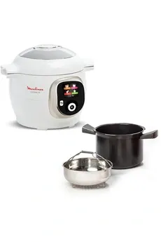 Moulinex - Cookeo Ce85ba10 Blanc 6 L, 6 Modes De Cuisson, 180 Recettes — vue 2