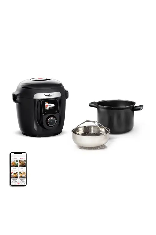 Moulinex - Cookeo Ce952810 Noir Wifi 6 L, 9 Modes De Cuisson, 150 Recettes — vue 2