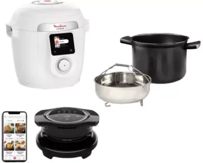 Moulinex - Cookeo Yy5855fb Wifi 9-En-1, 6 L, 9 Modes De Cuisson, 150 Recettes + Extra Crisp