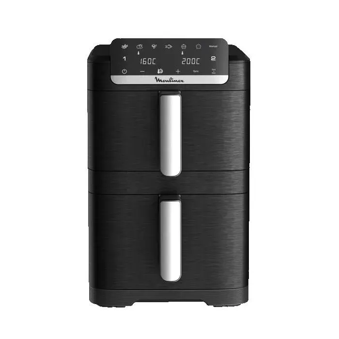 Moulinex Easy Fry Crispy Stack Double air fryer vertical Compact et familial EZ7528F0
