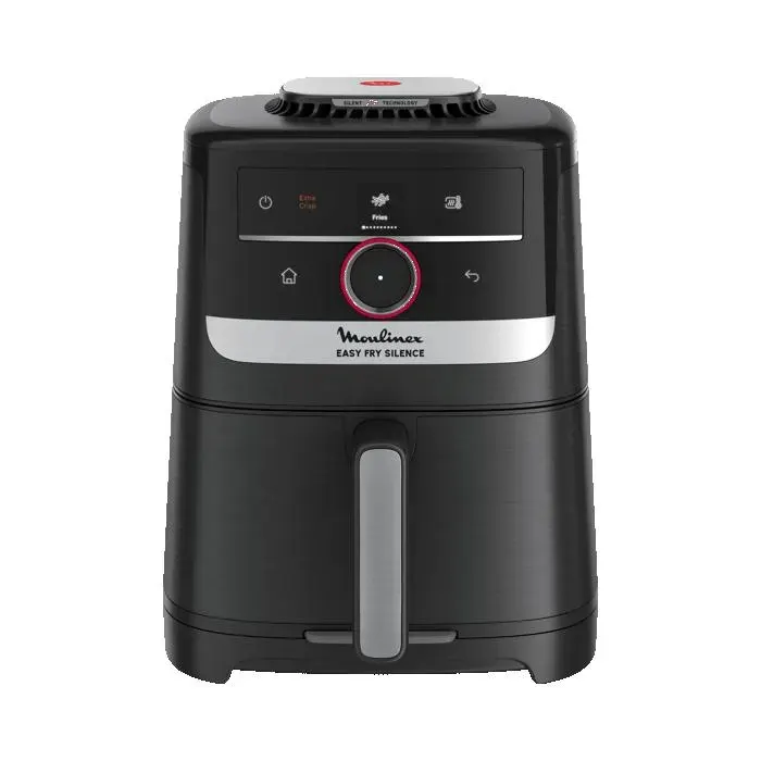 Moulinex Easy Fry Silence air fryer 5 L Technologie Silence Système Easy Clean & Store Interface pas-à-pas intelligente Noir