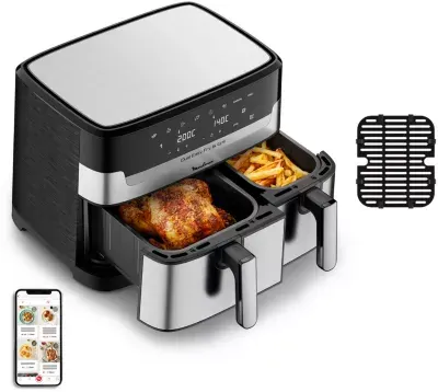 Moulinex - Friteuse Sans Huile Easy Fry And Grill Dual Xxl 8,3l Ez905d20