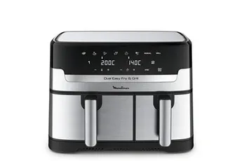 Moulinex - Friteuse Sans Huile Easy Fry And Grill Dual Xxl 8,3l Ez905d20 — vue 2