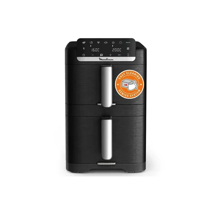 Moulinex - Friteuse Sans Huile Easy Fry Crispy Stack Dual Ez7568f0 — vue 3