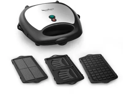 Moulinex - Gaufrier Breaktime +3 Plaques Sj611810