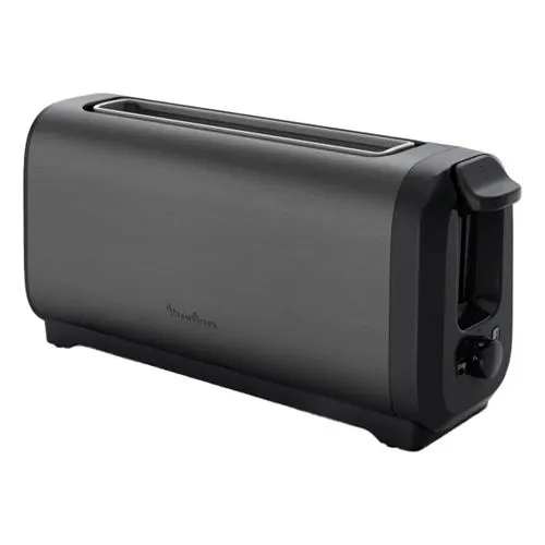 Moulinex Grille-pain longue fente Subito Inox noir LS5S08E0