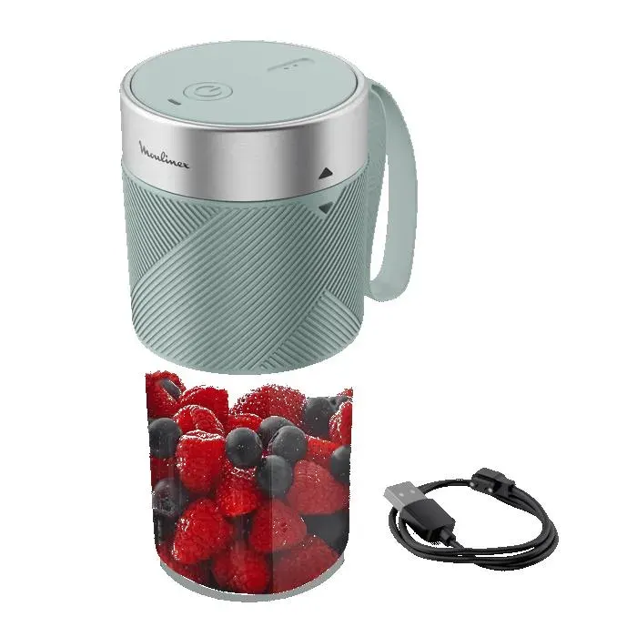 Moulinex Lightmix Blender portable 300 ml Eucalyptus LM1C0410