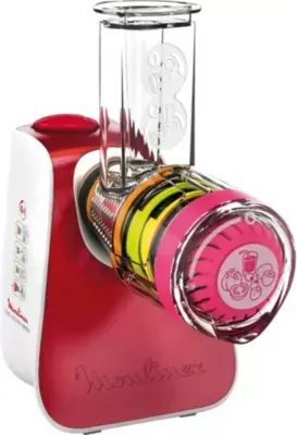 Moulinex - Râpe Légumes Électrique Fresh Express Nectar 4en1 Dj764510