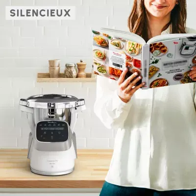 Moulinex - Robot Cuiseur Companion Pro + Cuiseur Vapeur Yy5286fg — vue 6