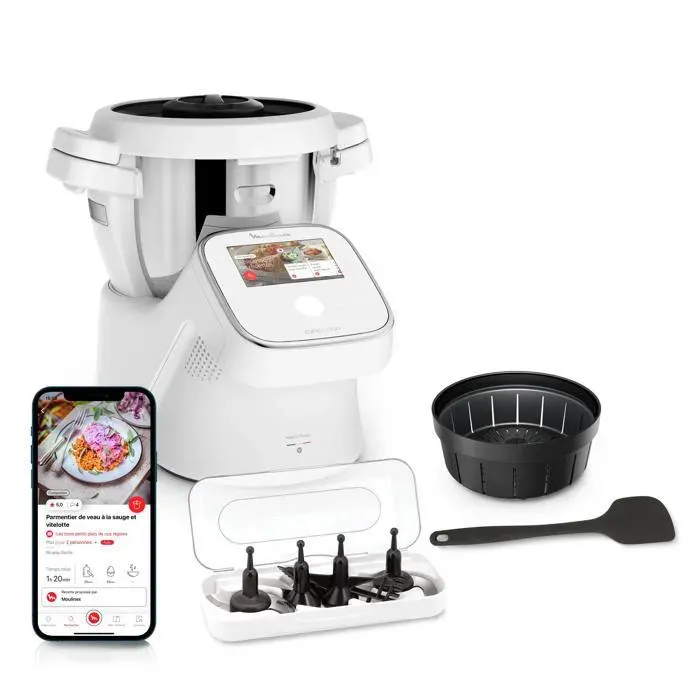 Moulinex Robot cuiseur écran tactile I-Companion HF935110