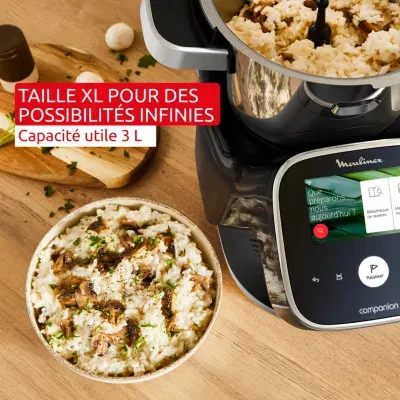 Moulinex - Robot Multifonction I-Companiontouchpro3l Airfryer Hf93l8f0 — vue 7