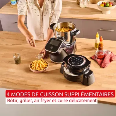 Moulinex - Robot Multifonction I-Companiontouchpro3l Airfryer Hf93l8f0 — vue 8