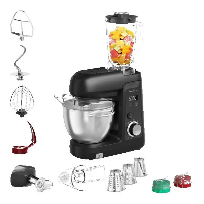 Moulinex - Robot Pâtissier Bake Partner + & Acc Qa5458f1 — vue 2