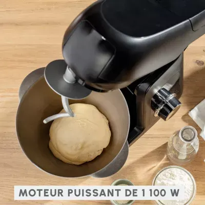 Moulinex - Robot Pâtissier Bake Partner Noir Qa525810 — vue 7