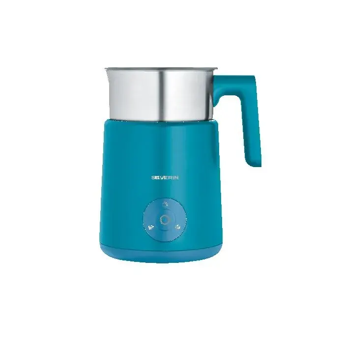 Mousseur à lait électrique - SEVERIN - Émulsionneur de lait Spuma Lite - 13 programmes et 700 ml - inox/noir - Bleu - SM 3596