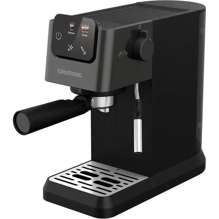 Mousseur à lait - GRUNDIG - KSM 4330 Delisia - 1350 W - 15 bar - Réservoir 1100 ml