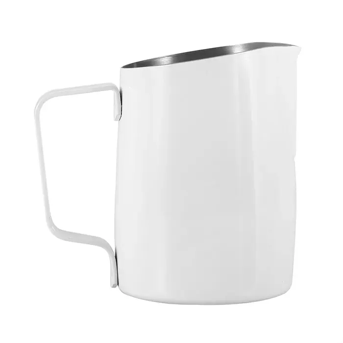 Mousseur à lait - OKUMGGYJ - Tasse en acier inoxydable - Réutilisable - Durable - 420 ml