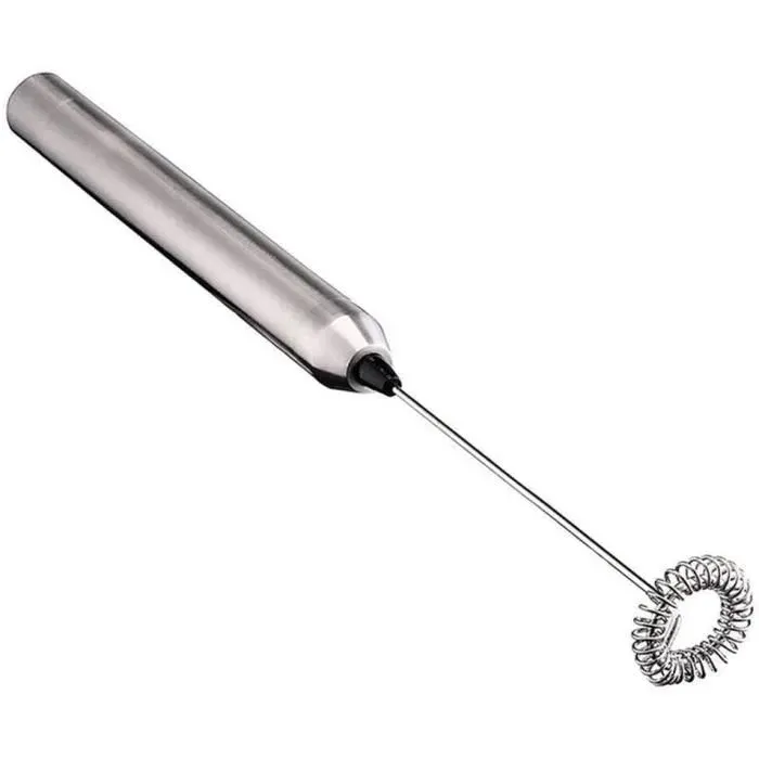 mousseur à lait portable en acier inoxydable mélangeur à main électrique mélangeur lait mousseur fabricant pour café latte ca[87]