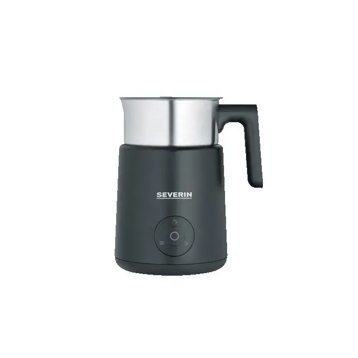 Mousseur à lait professionnel par induction - SEVERIN - Emulsionne lait chaud ou froid – Fonction Matcha – Noir Mat 500 W SM3579