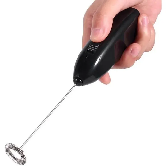 Mousseur à lait - VINGVO - Mini mousseur à lait - Plastique ABS - Acier inoxydable 304 - Électrique