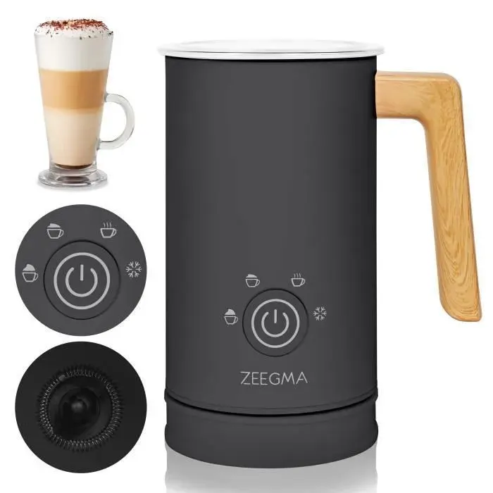 Mousseur à lait - ZEEGMA - Milkee - 4 modes - 500 W - Noir