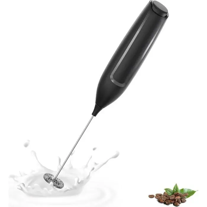 Mousseur lait electrique portable inox mini mixeur pour cafe latte