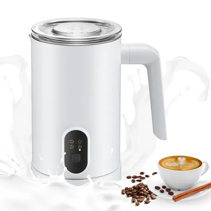 Mousseurs à lait automatiques 4 en 1 Mousseur à lait électrique 400W 350ml Automatique Chauffe Lait mousseur a lait
