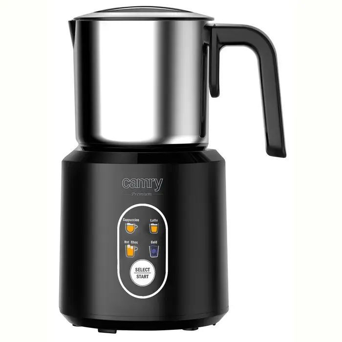 Moussoir à Lait Automatique 350 ml Fouet Électrique Mousse Chaude/ Froide Camry CR4498 1000W