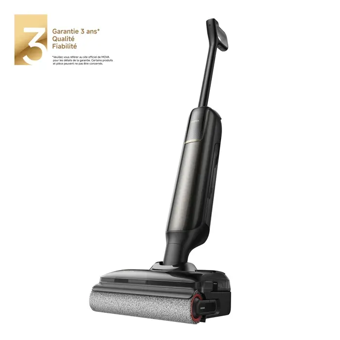 MOVA M50 Aspirateur laveur sans fil 22 kPa auto-nettoyage 85°C séchage air chaud 46 min 800 ml