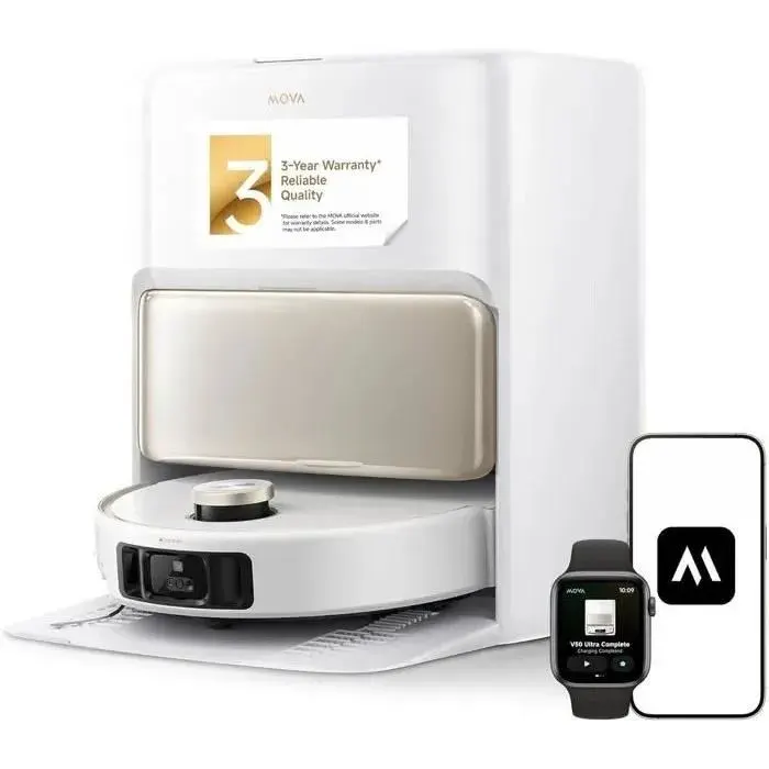 Mova - Robot Aspirateur Laveur V50 Ultra Complete — vue 4