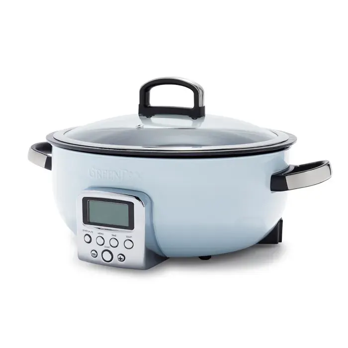 Multi cuiseur 56l inox triply revêtement céramique bleu-Elite - Greenpan