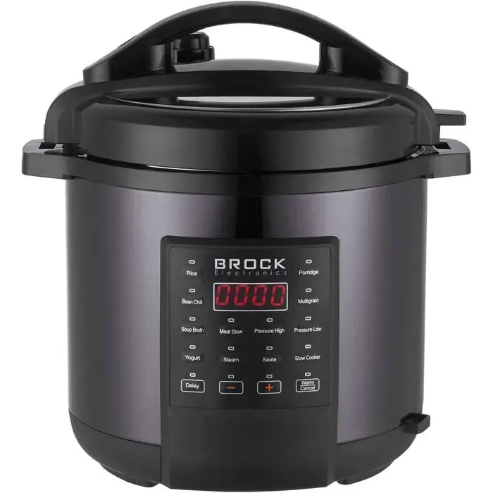 Multicuiseur - BROCK - PMC 1706 - 6 L - 15 programmes - Revêtement anti‑brûlure — coloris Noir