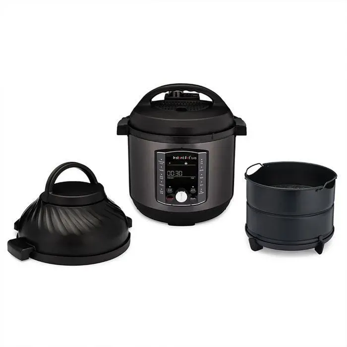 Multicuiseur lectrique Instant Pot Pro Crisp 11-En-1- Acier Inoxydable Noir 1500 W 76 L - Instant Pot
