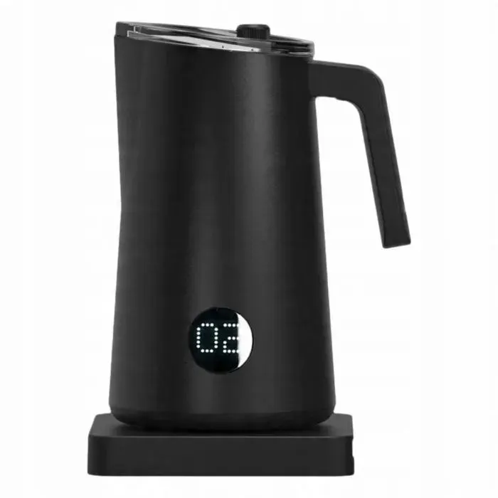 NanoFoamer PRO — Mousseur à lait électrique mains libres microfoam barista 3 régulateurs noir