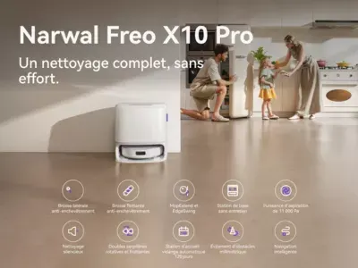Narwal - Robot Aspirateur Laveur Freo X10 Pro — vue 6